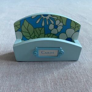 Russ Berrie retro inspired floral cardholder box.